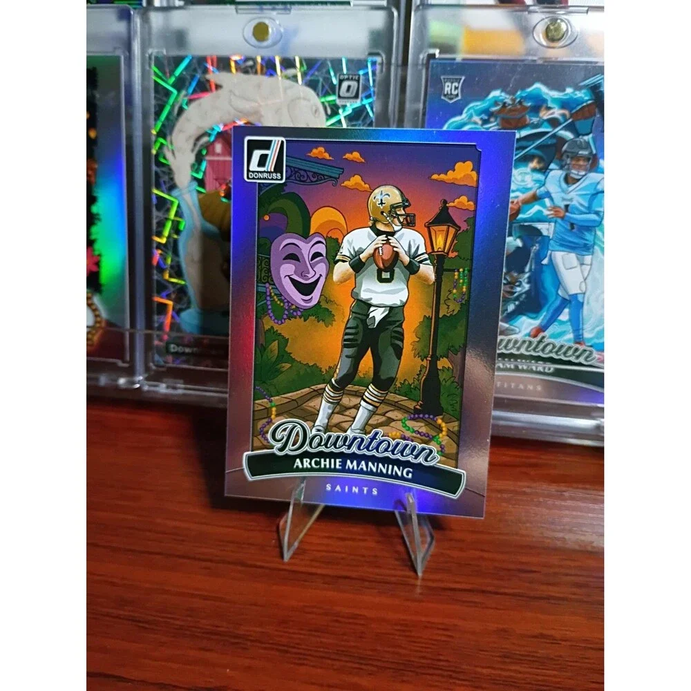2025 Panini Donruss - Downtown! Archie Manning #5 NO Saints Pack Fresh